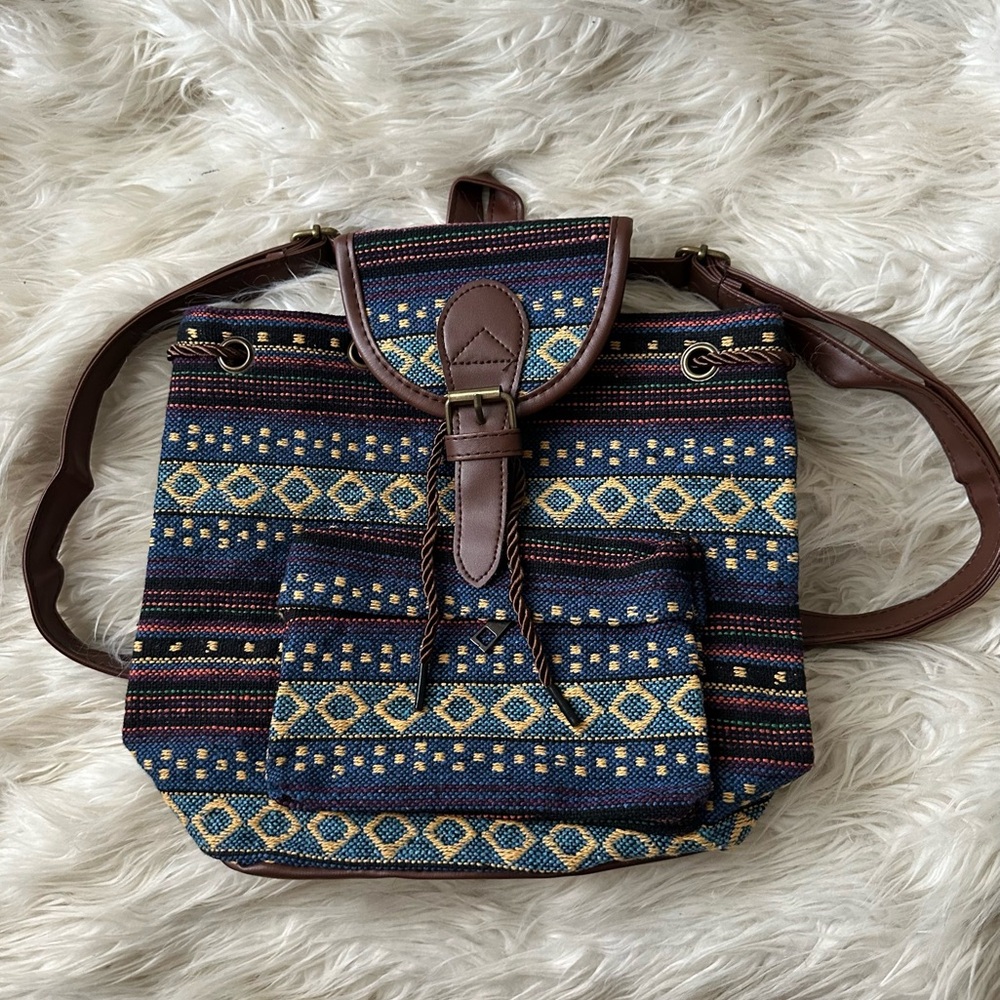 Mini Patterned Backpack